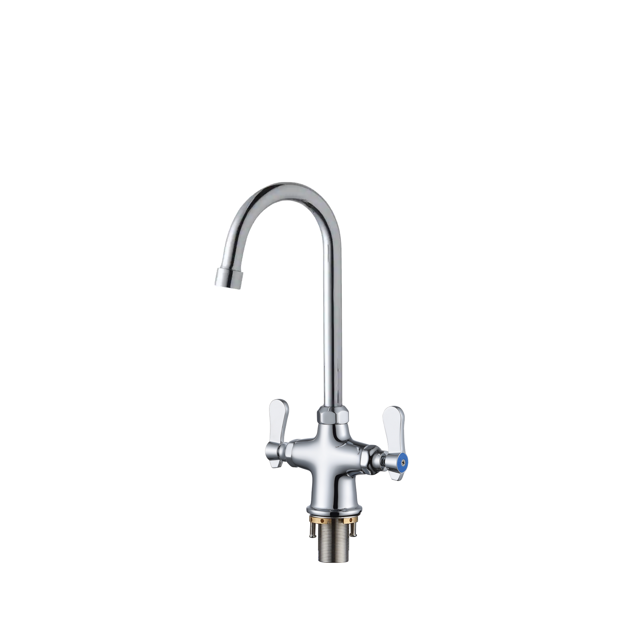 HOT & COLD FAUCET  GOOSE NECK